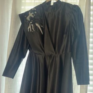 Long Sleeve Arabic Evening Dresses For Women